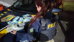 prf-apreende-mais-de-r$-100-mil-em-especie-com-motorista-na-fernao-dias-em-vargem,-sp